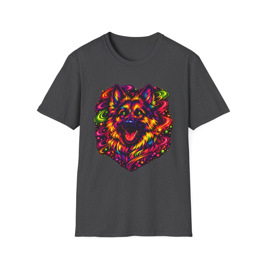 Psychedelic German Shepherd T-Shirt