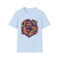 Colorful Psychedelic Dog T-Shirt — Neon German Shepherd Art Tee