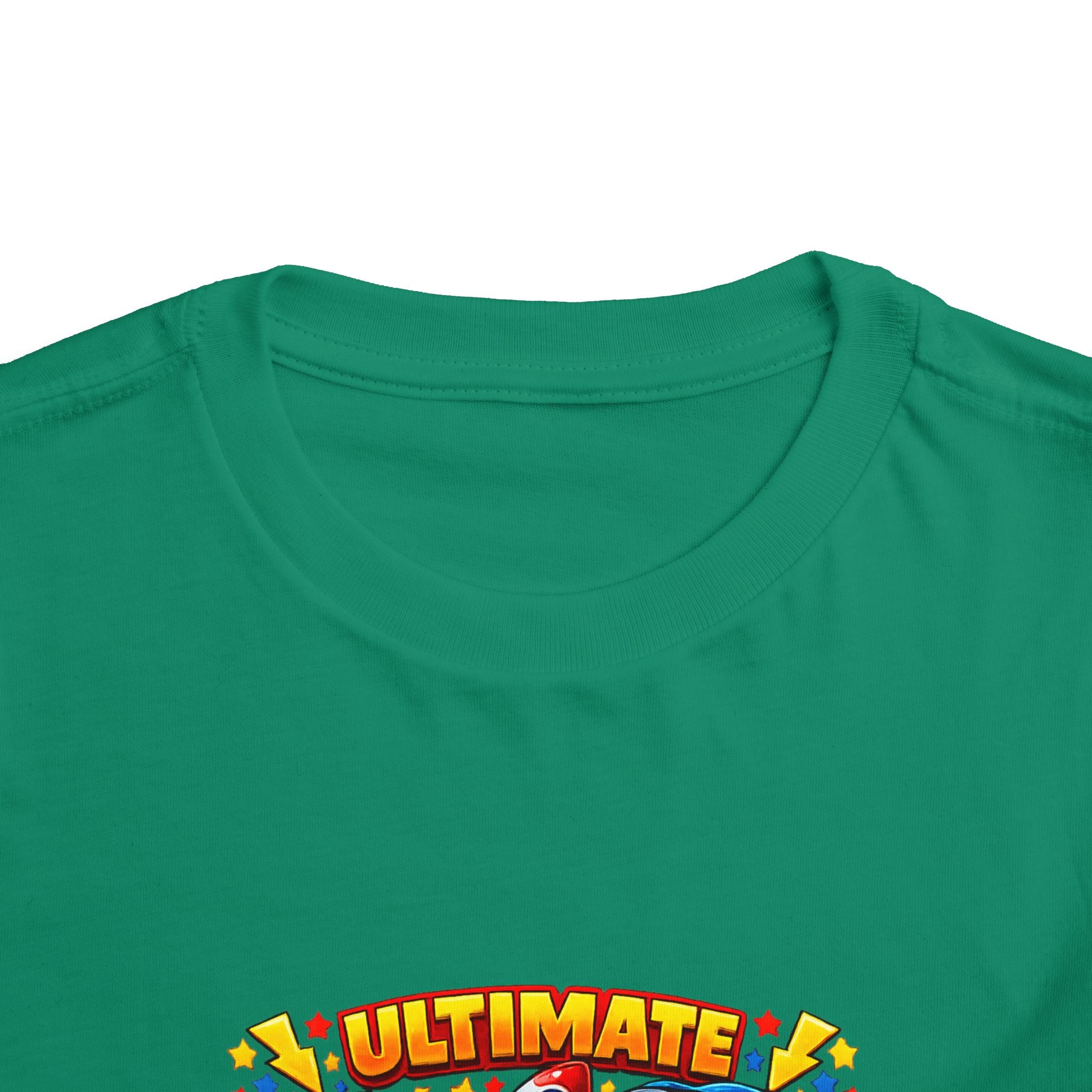 Ultimate Little Dude Toddler Tee — Colorful Gamer Animal Crew Graphic