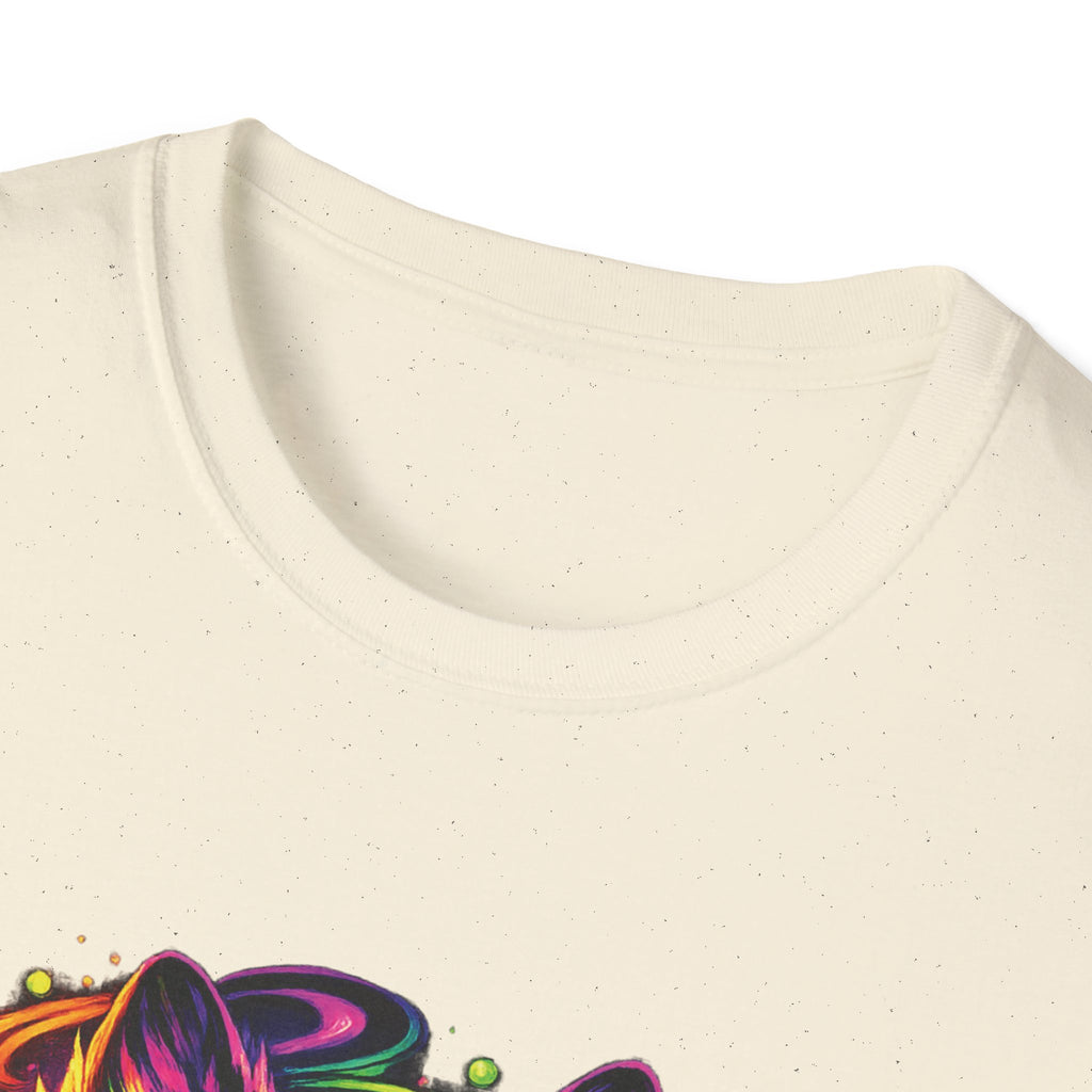 Colorful Psychedelic Dog T-Shirt — Neon German Shepherd Art Tee