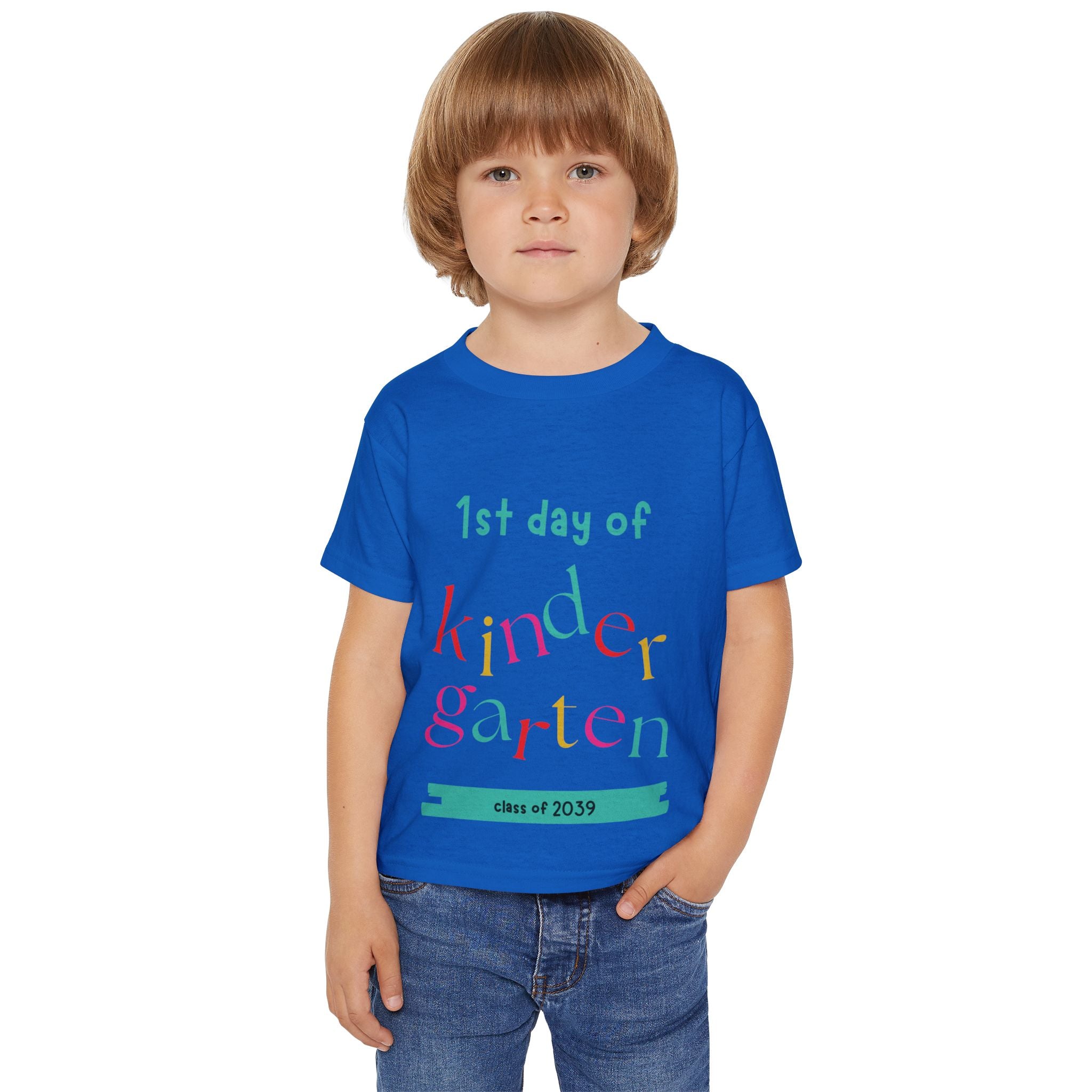 1st Day of Kindergarten Toddler T-Shirt — Class of 2039 Back-to-School Shirt