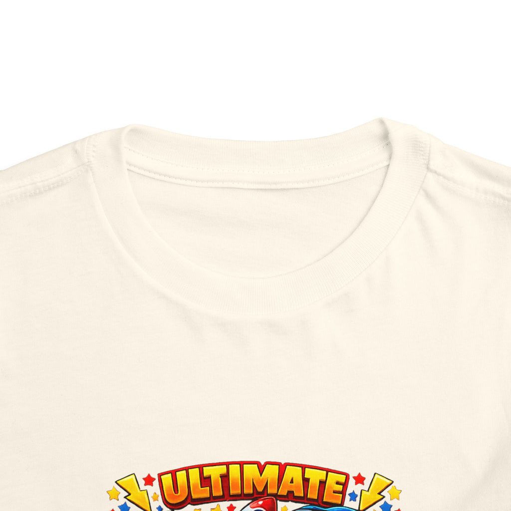 Ultimate Little Dude Toddler Tee — Colorful Gamer Animal Crew Graphic
