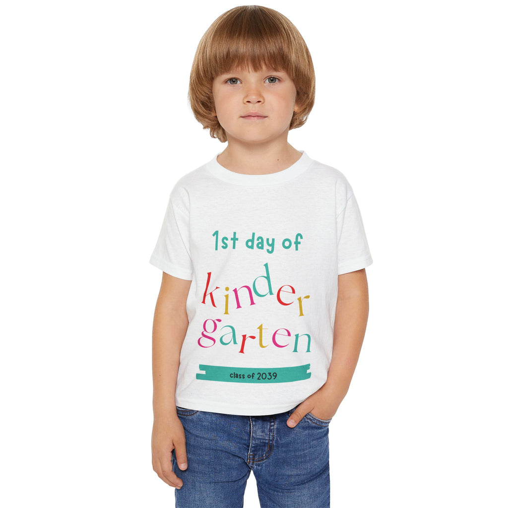 1st Day of Kindergarten Toddler T-Shirt — Class of 2039 Back-to-School Shirt