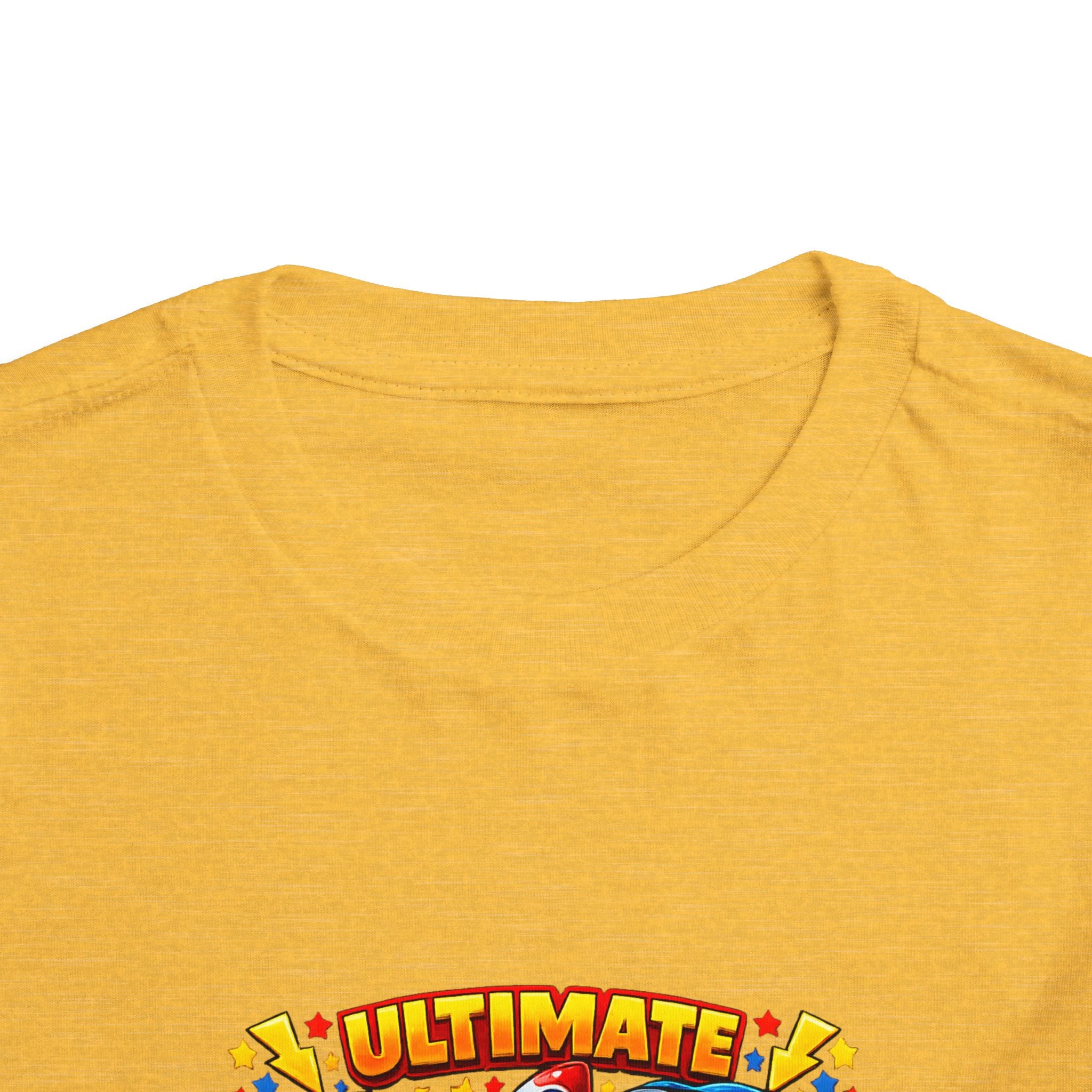 Ultimate Little Dude Toddler Tee — Colorful Gamer Animal Crew Graphic