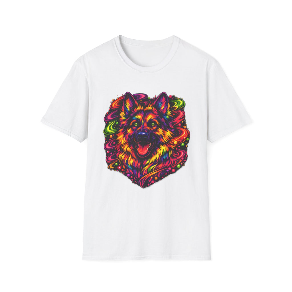 Psychedelic German Shepherd T-Shirt