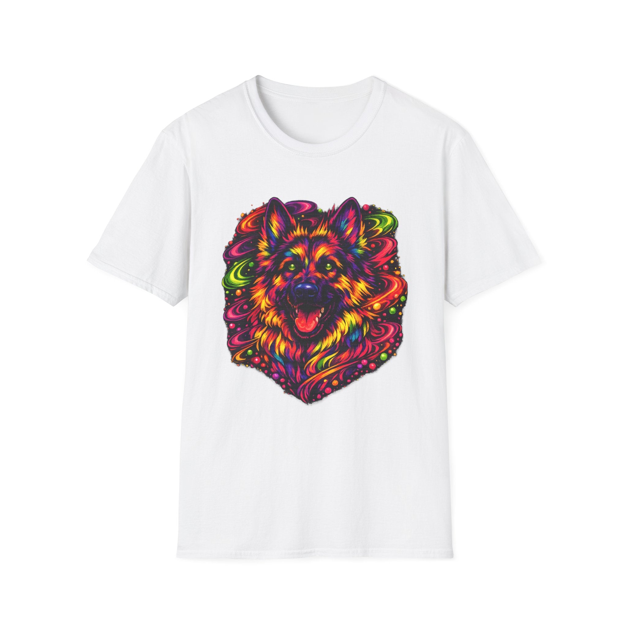 Psychedelic German Shepherd T-Shirt