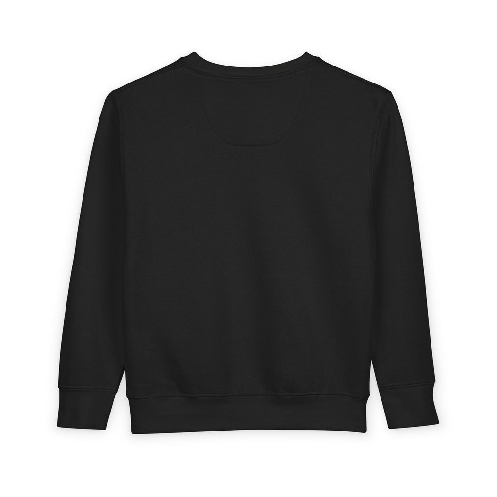 Playful Pup Toddler Sweatshirt — Cute Puppy Graphic "Playful Pup! Woof"