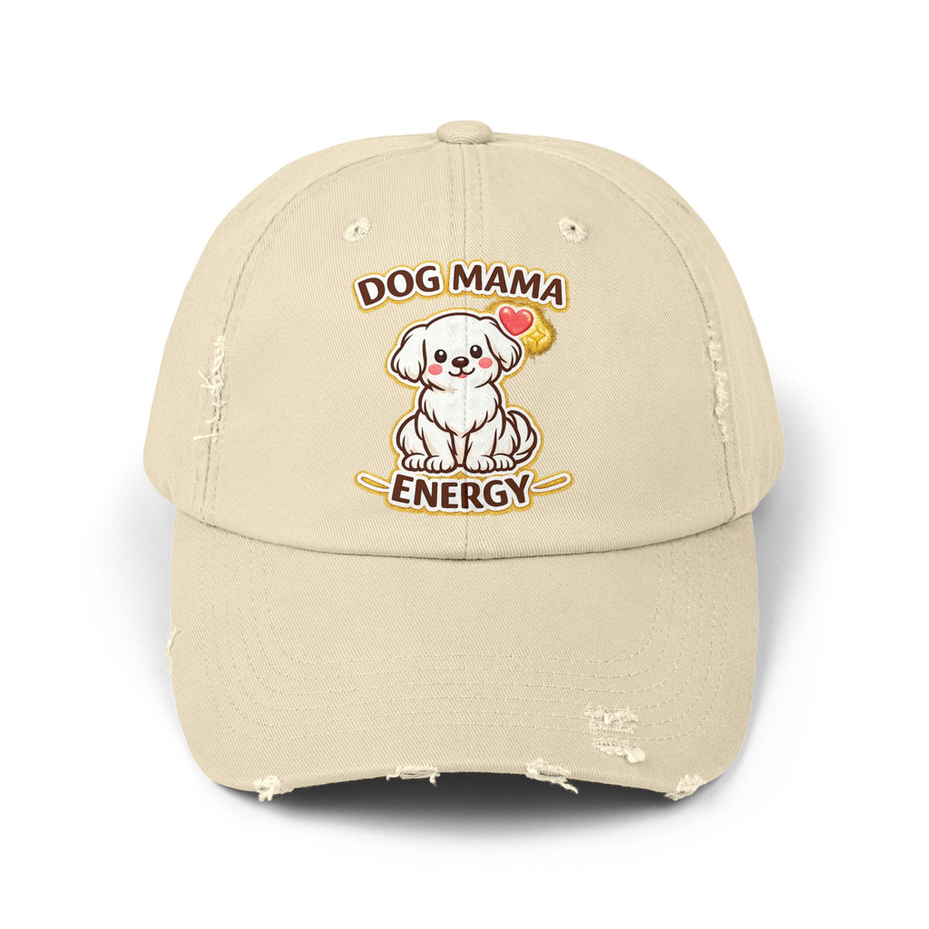 Dog Mama Energy Distressed Cap