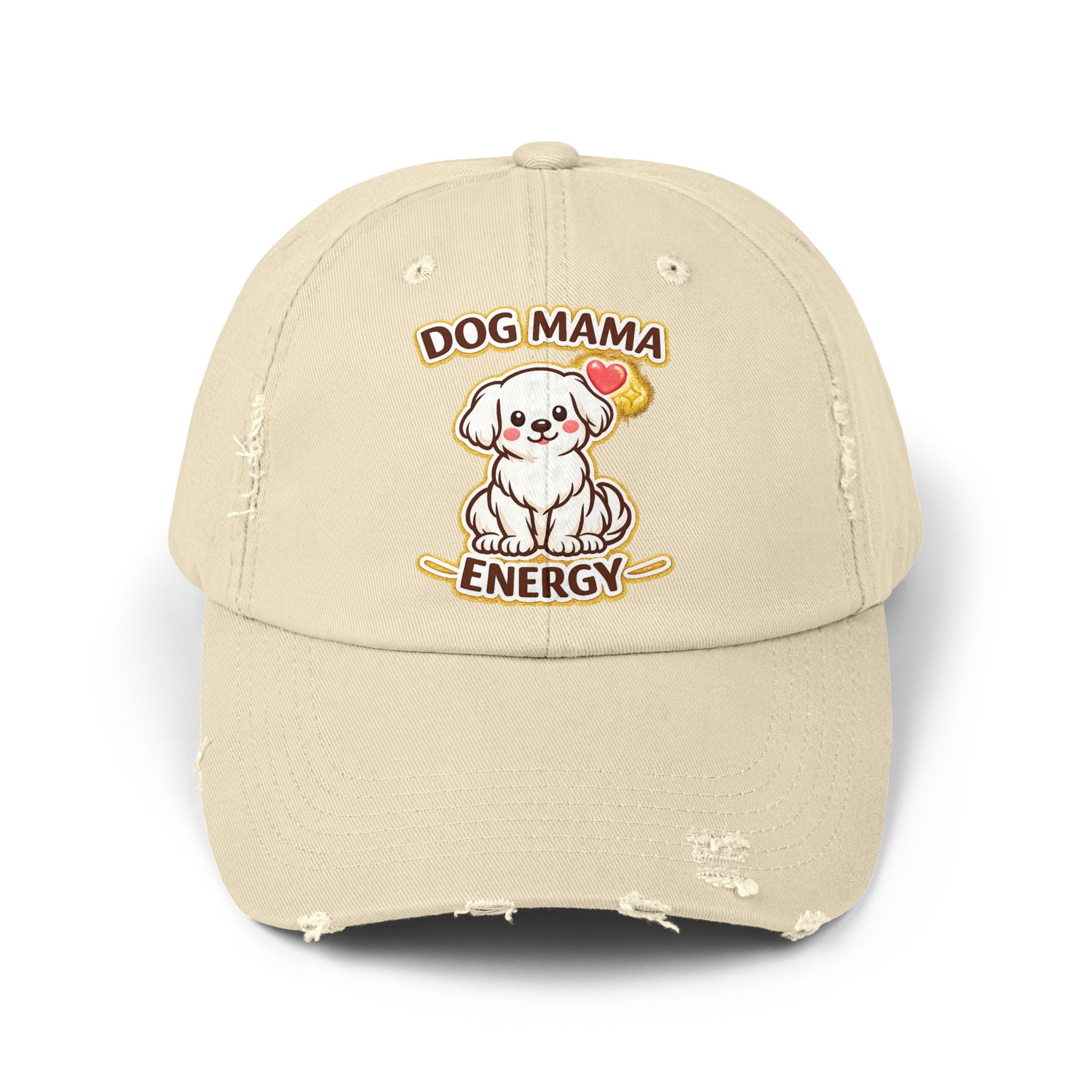 Dog Mama Energy Distressed Cap