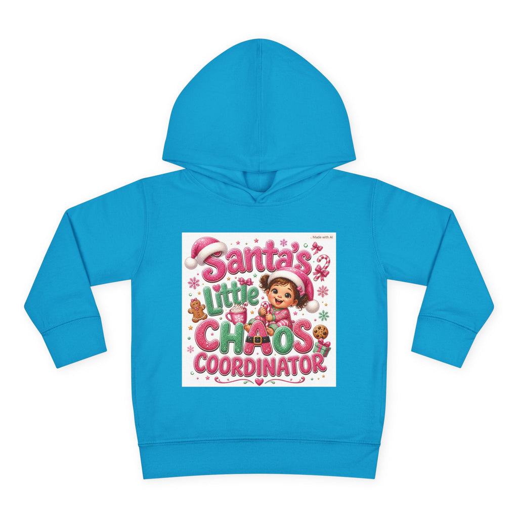 Toddler Hoodie - "Santa's Little Chaos Coordinator" Christmas Pullover