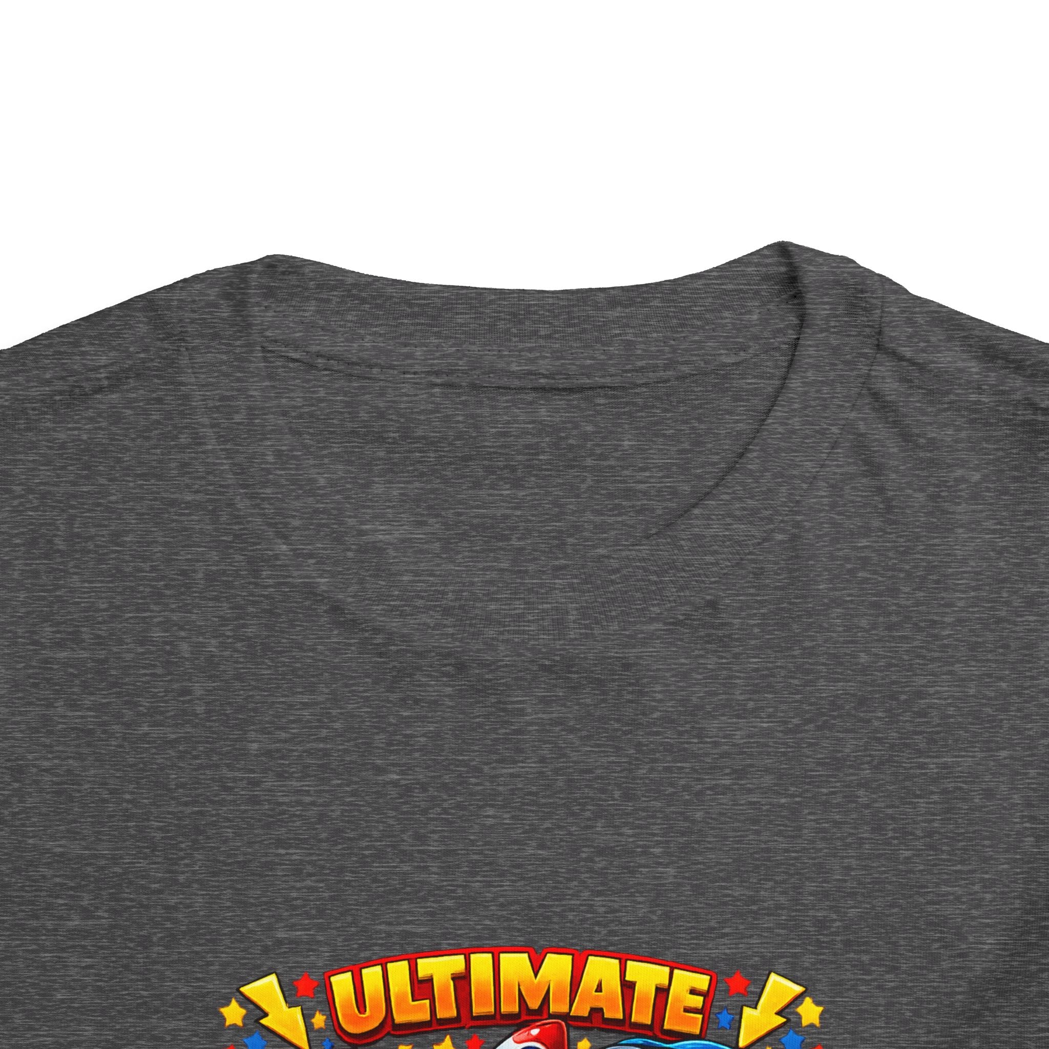 Ultimate Little Dude Toddler Tee — Colorful Gamer Animal Crew Graphic