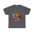 Cute Yorkie Puppy Graphic Tee – Dog Lover T‑Shirt with Bandana & Coffee Art