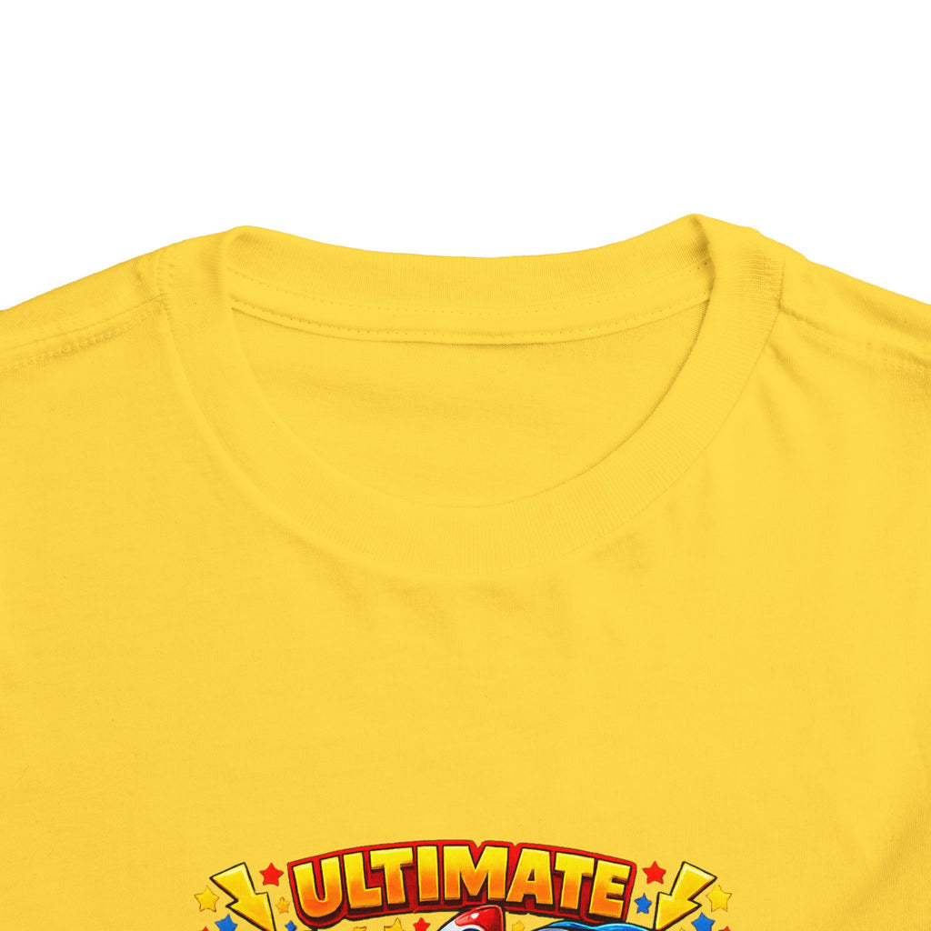 Ultimate Little Dude Toddler Tee — Colorful Gamer Animal Crew Graphic