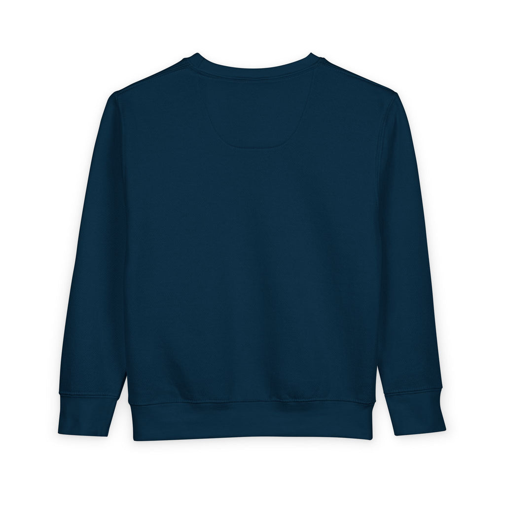 Playful Pup Toddler Sweatshirt — Cute Puppy Graphic "Playful Pup! Woof"