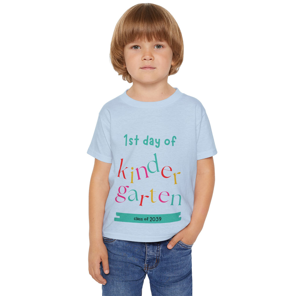 1st Day of Kindergarten Toddler T-Shirt — Class of 2039 Back-to-School Shirt