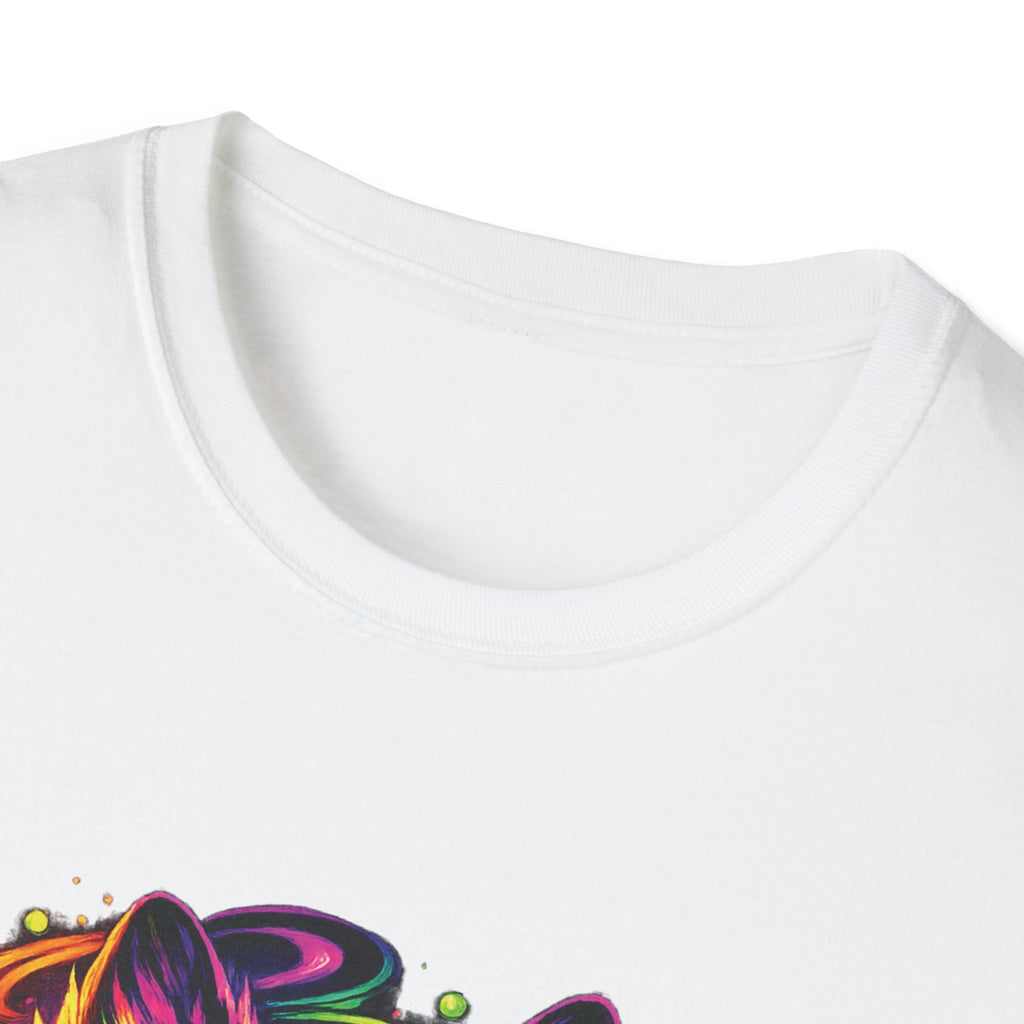 Colorful Psychedelic Dog T-Shirt — Neon German Shepherd Art Tee