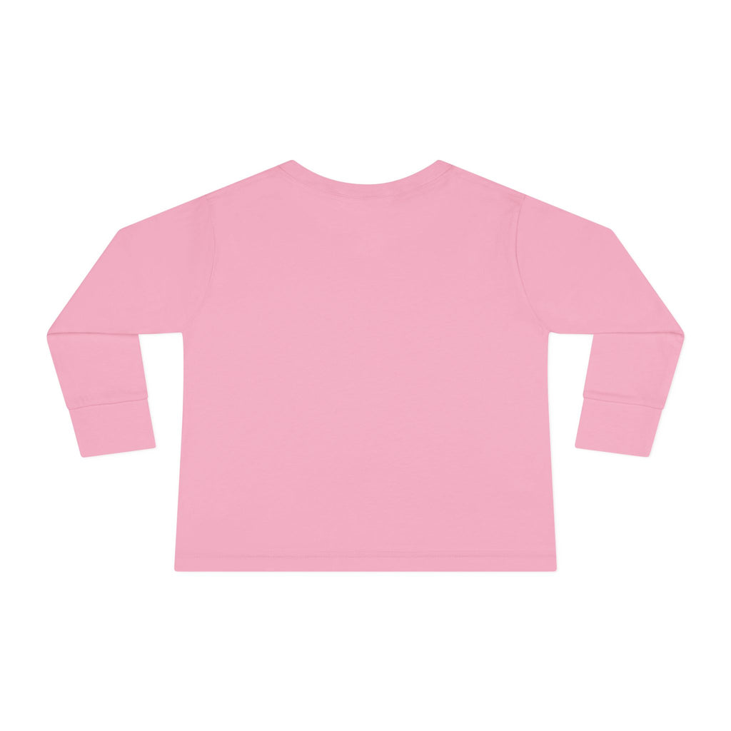Toddler Long Sleeve Tee — Cute Orange Kitten "Wait...what just happened? Limited Collection – Only Available for a Short Time!