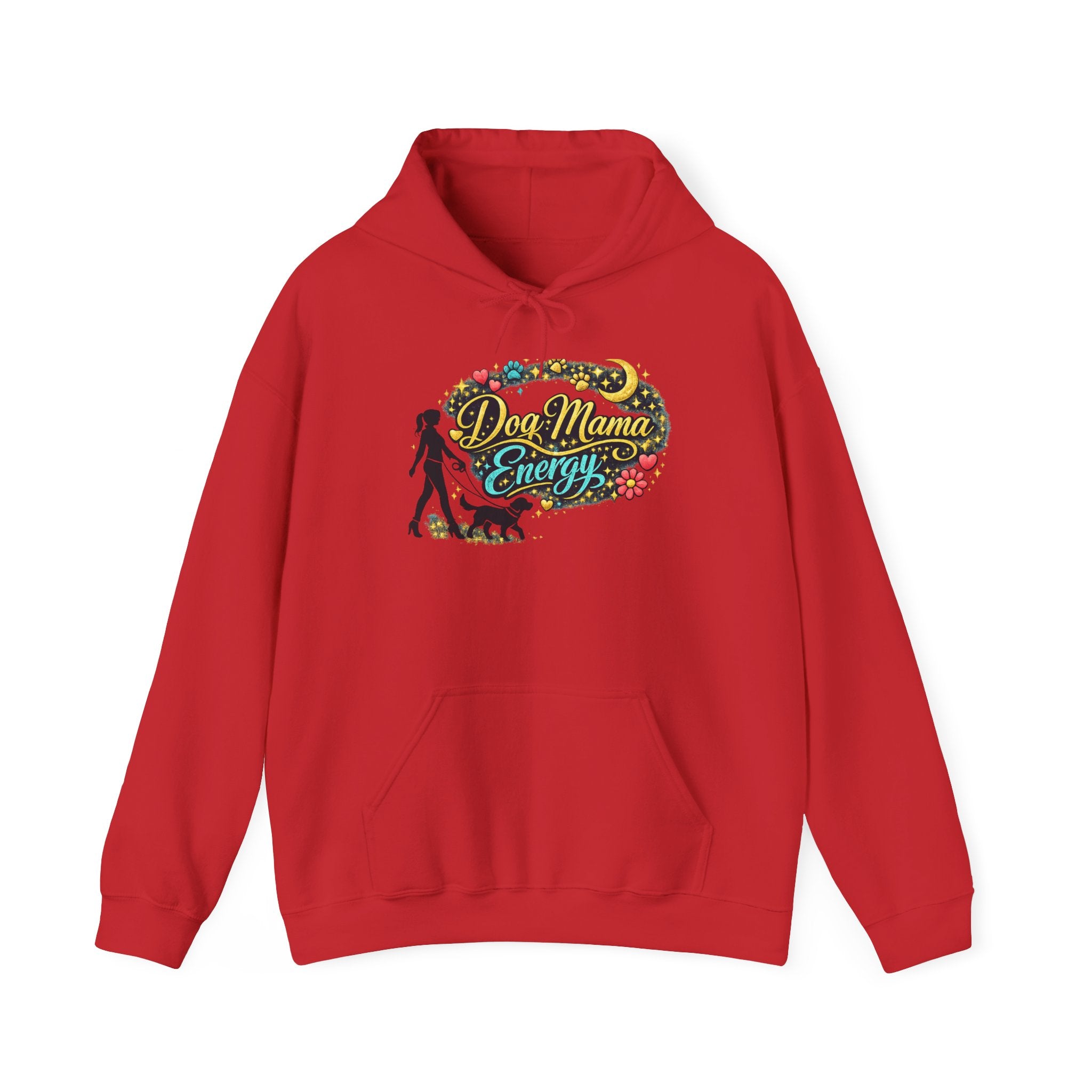Dog Mama Energy Floral Graphic Hoodie | Dog Mom Gift – VividVault
