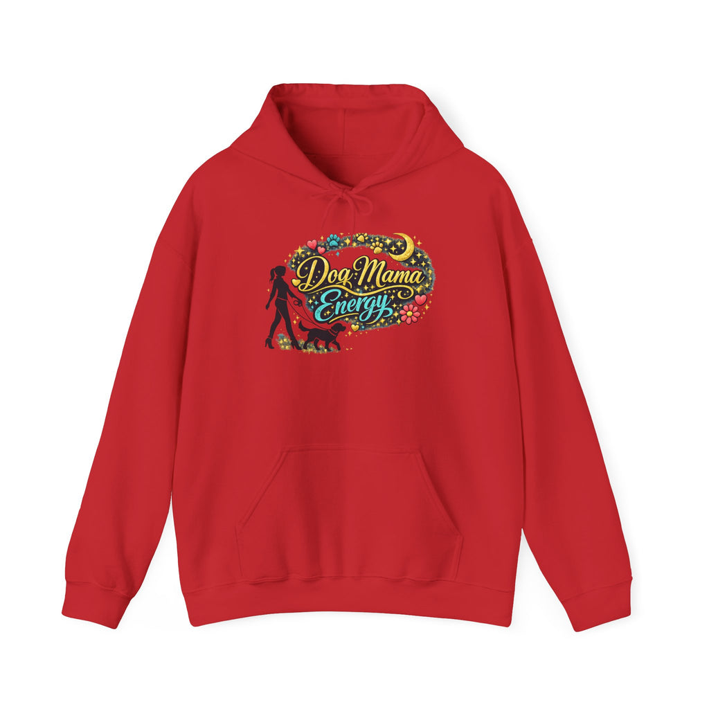Hoodie — Dog Mama Energy Floral Graphic Pullover