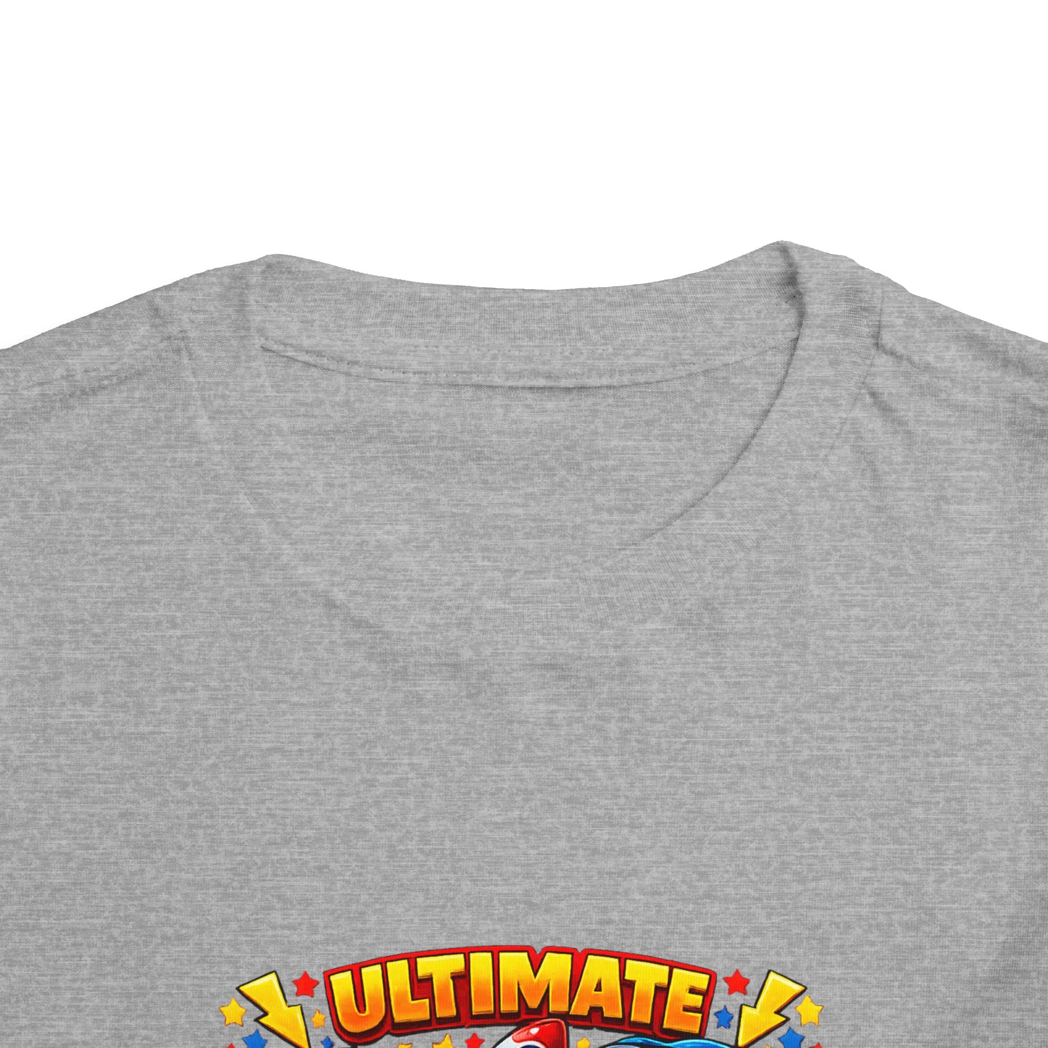 Ultimate Little Dude Toddler Tee — Colorful Gamer Animal Crew Graphic