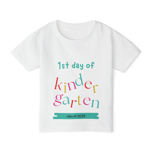1st Day of Kindergarten Toddler T-Shirt — Class of 2039 Back-to-School Shirt