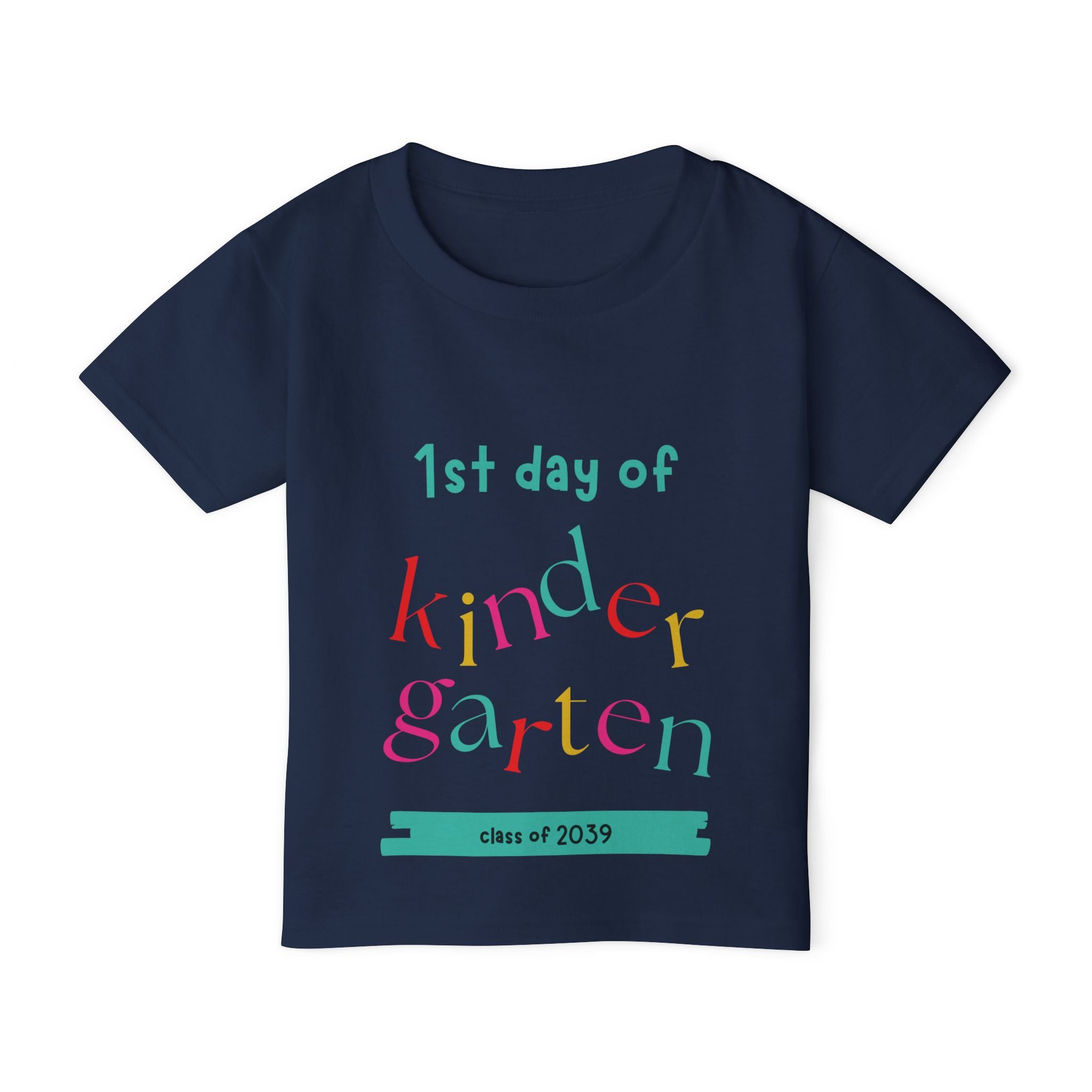 1st Day of Kindergarten Toddler T-Shirt — Class of 2039 Back-to-School Shirt