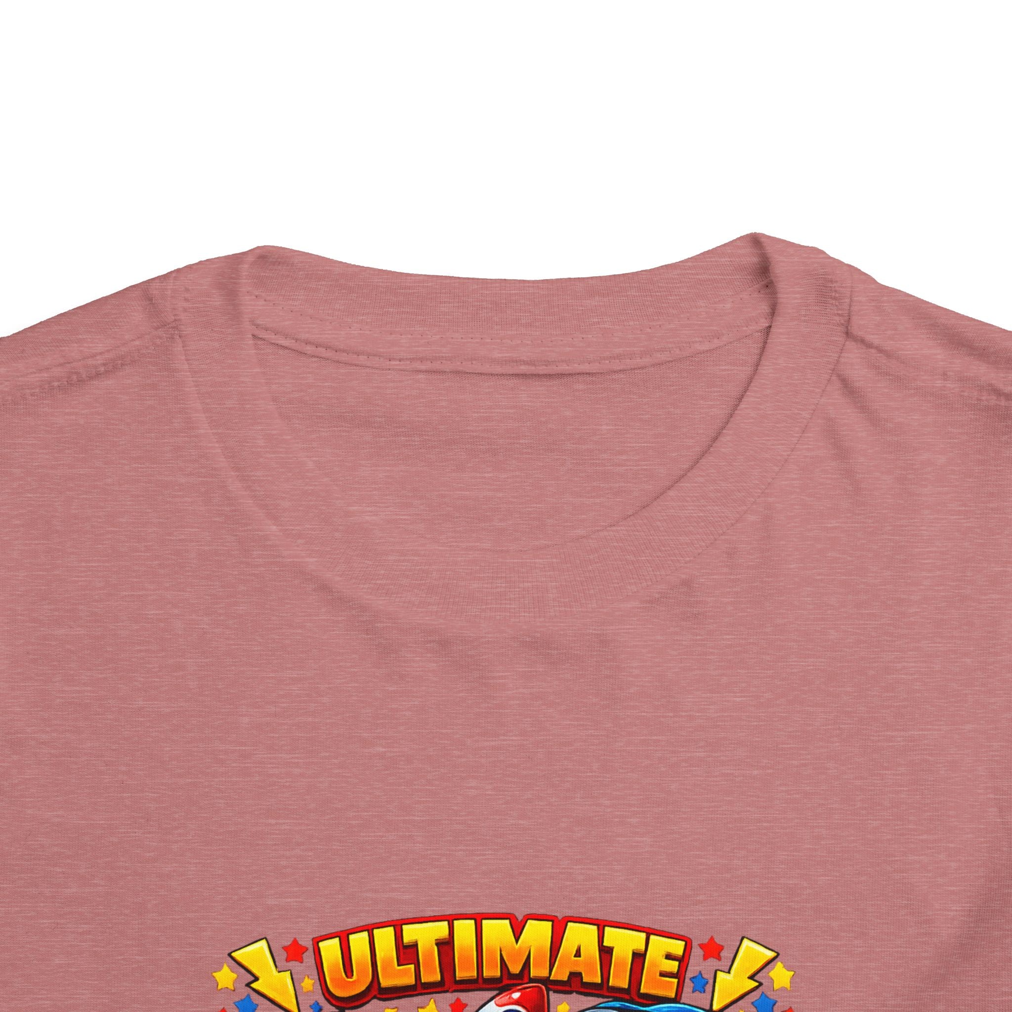 Ultimate Little Dude Toddler Tee — Colorful Gamer Animal Crew Graphic