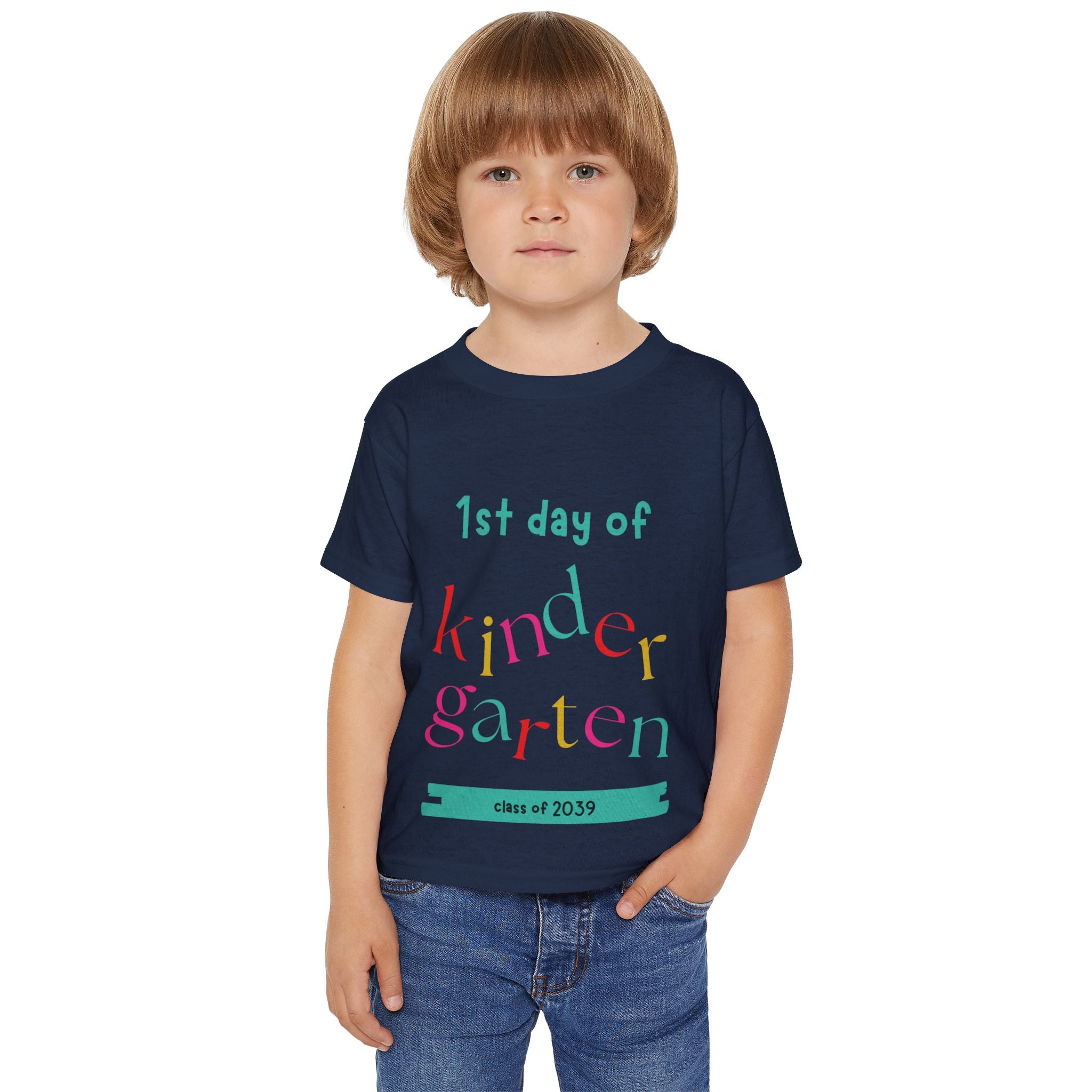 1st Day of Kindergarten Toddler T-Shirt — Class of 2039 Back-to-School Shirt