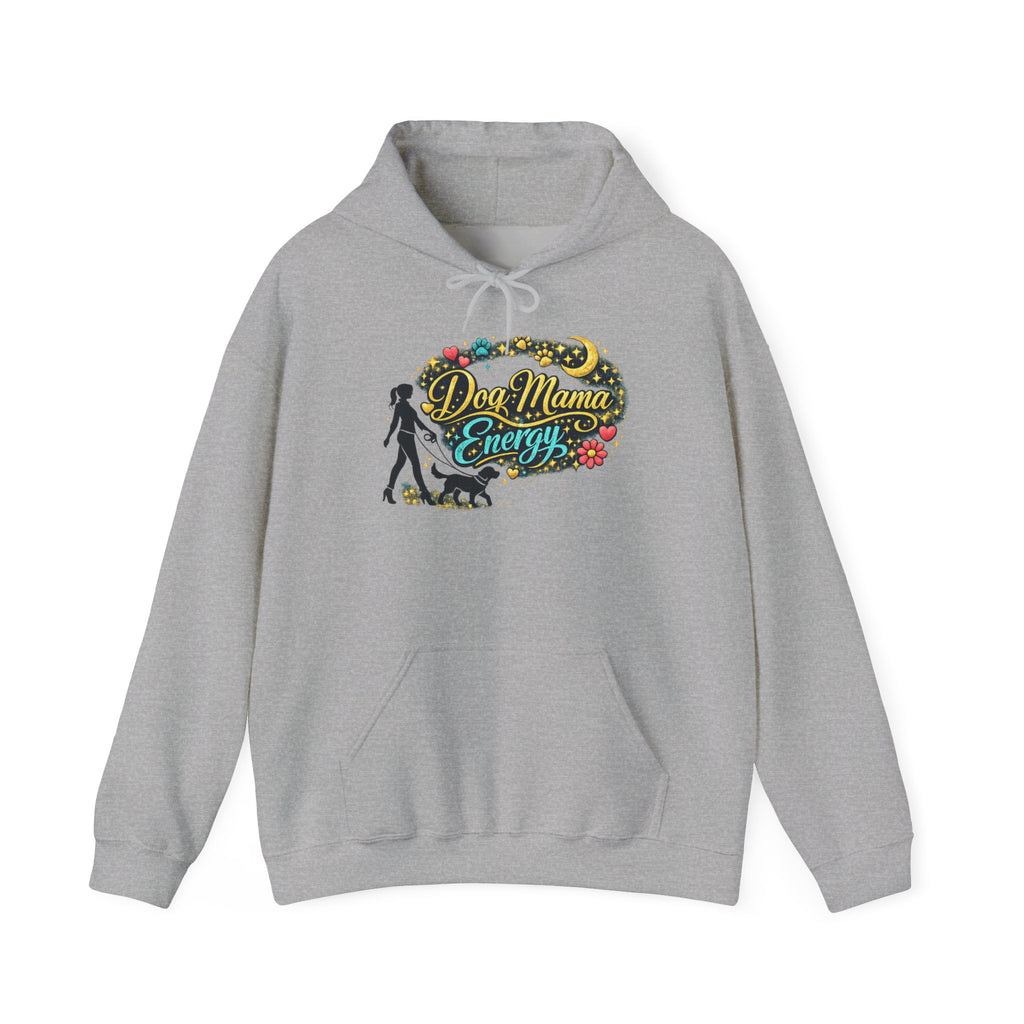 Hoodie — Dog Mama Energy Floral Graphic Pullover