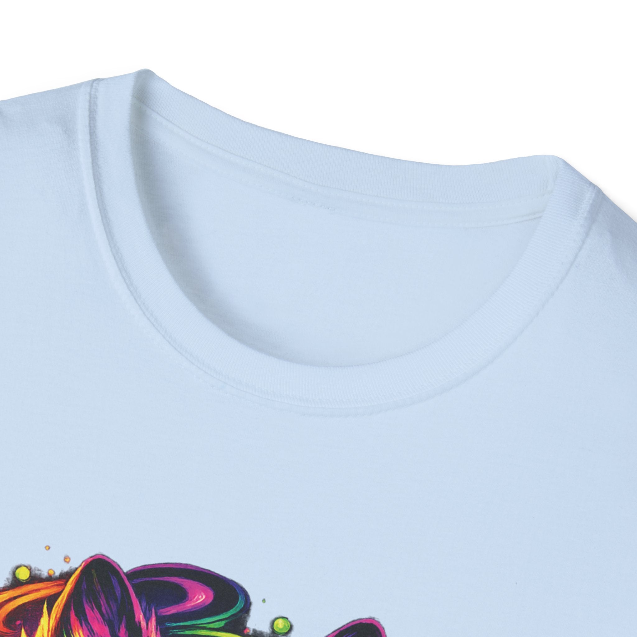 Colorful Psychedelic Dog T-Shirt — Neon German Shepherd Art Tee