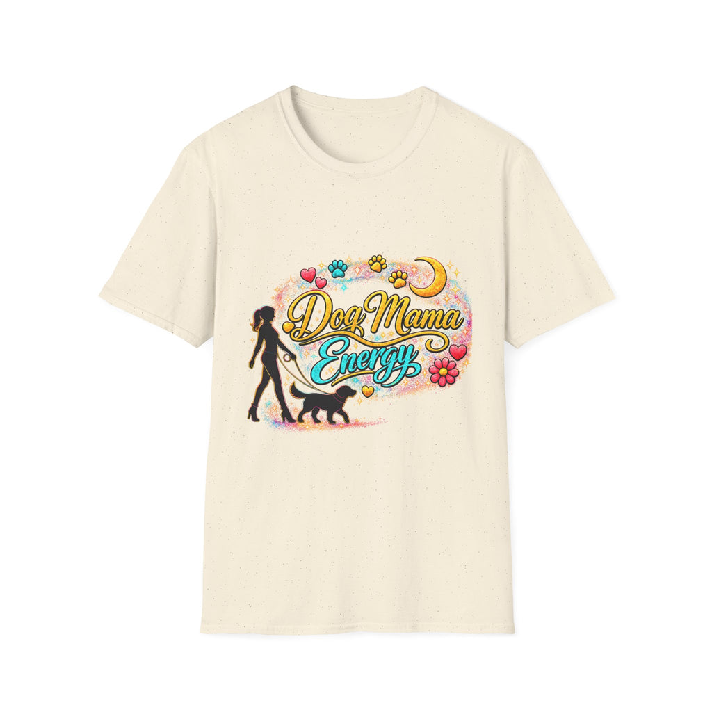 Dog Mama T-Shirt — Cute Paw Print & Silhouette Tee for Pet Lovers
