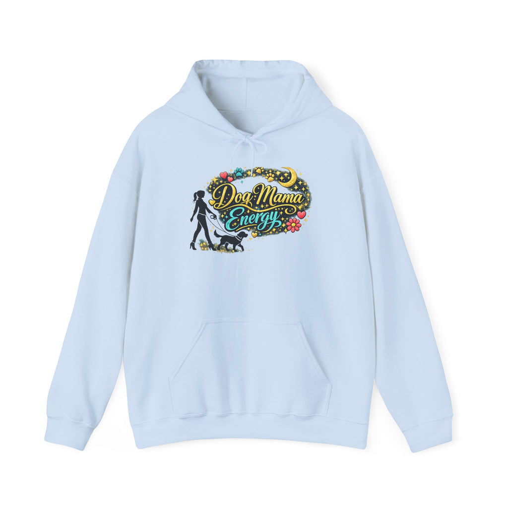 Hoodie — Dog Mama Energy Floral Graphic Pullover