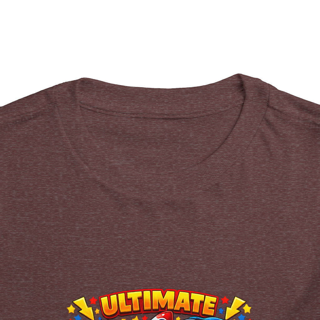 Ultimate Little Dude Toddler Tee — Colorful Gamer Animal Crew Graphic