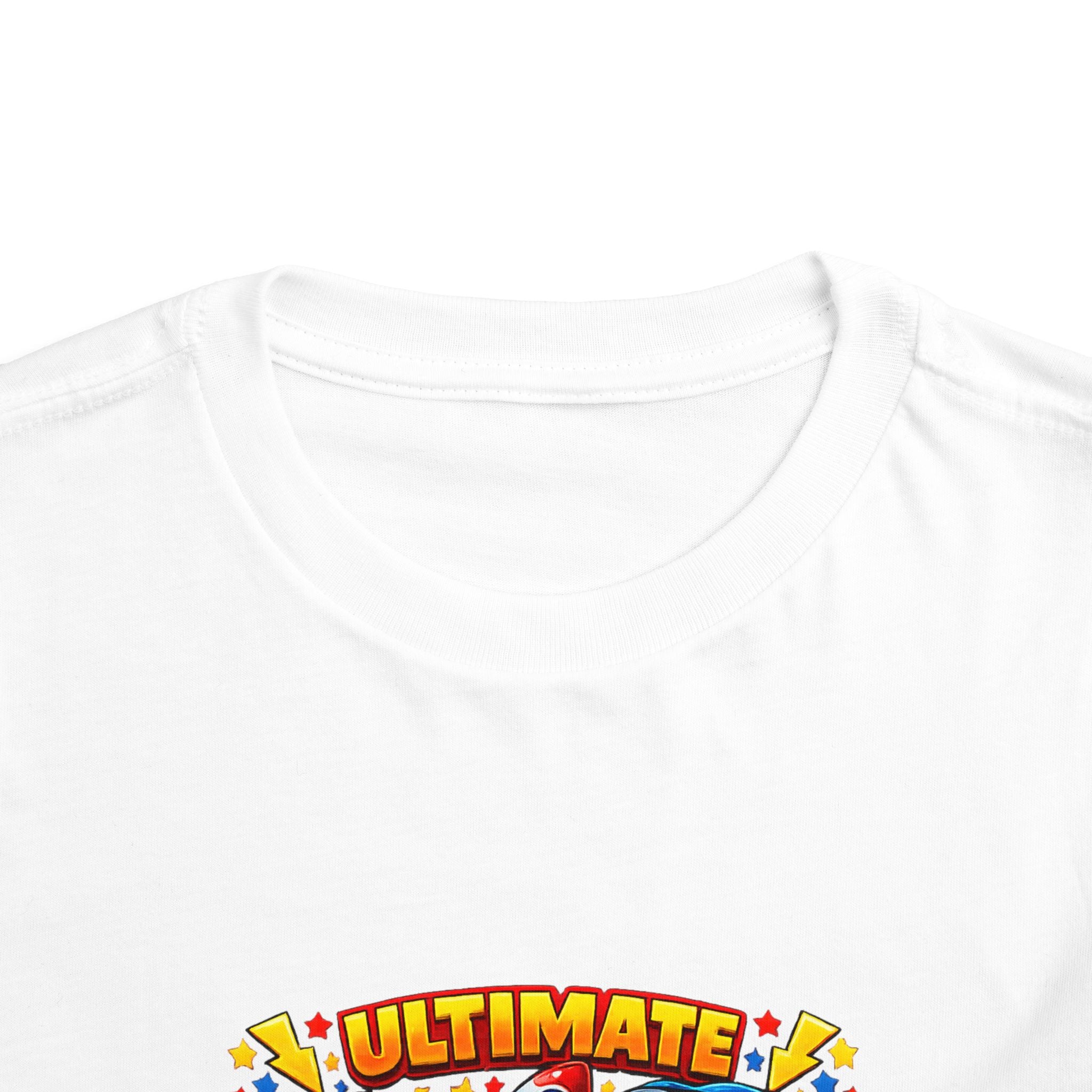 Ultimate Little Dude Toddler Tee — Colorful Gamer Animal Crew Graphic