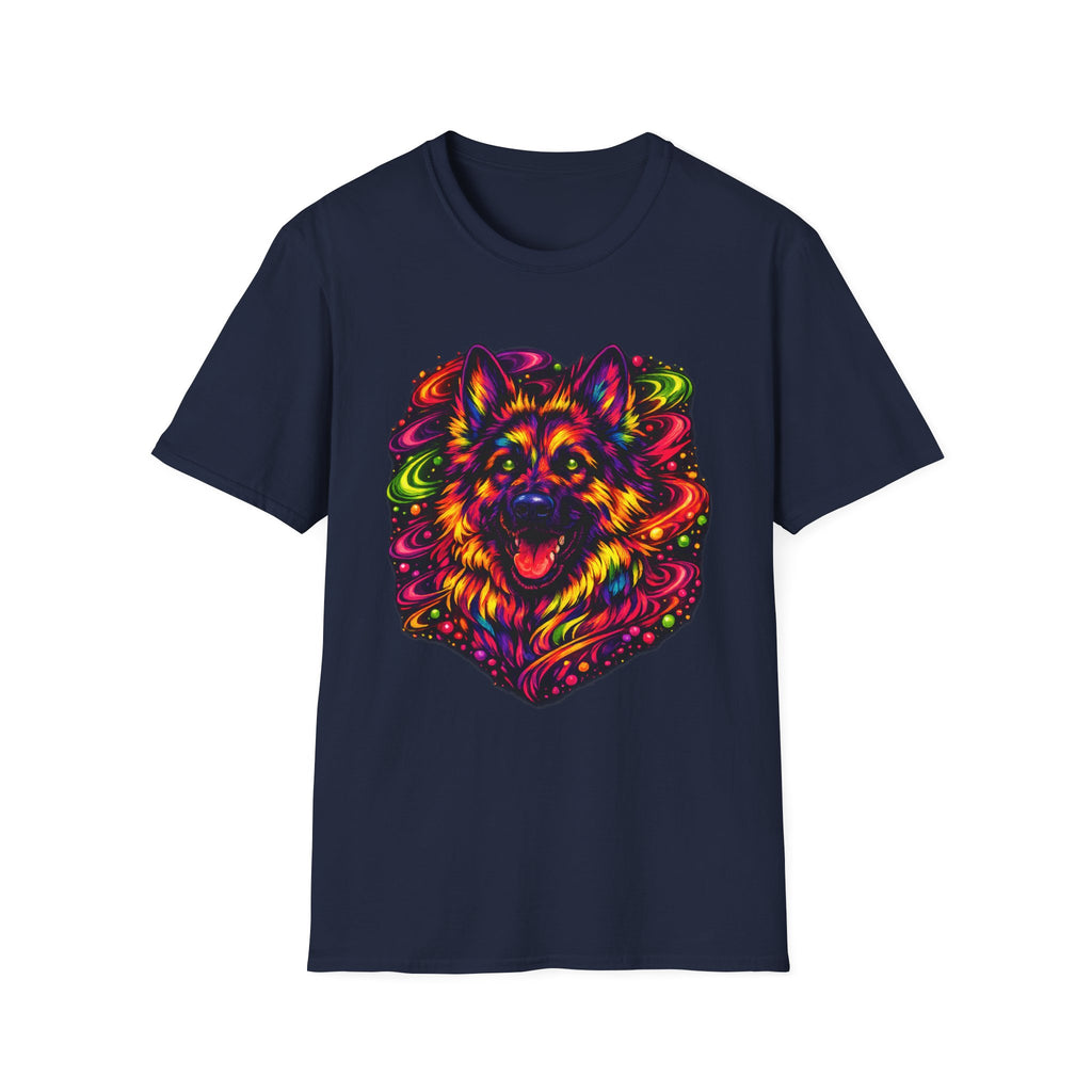 Psychedelic German Shepherd T-Shirt
