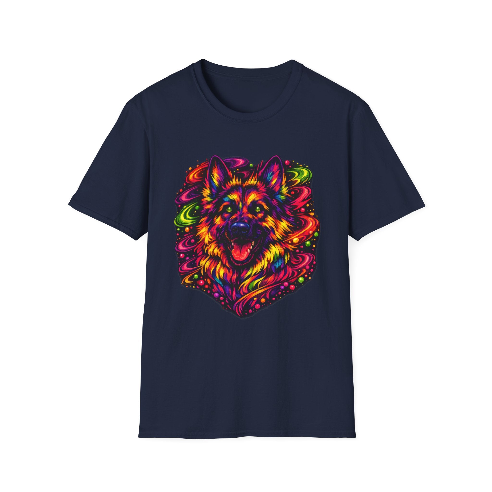 Psychedelic German Shepherd T-Shirt