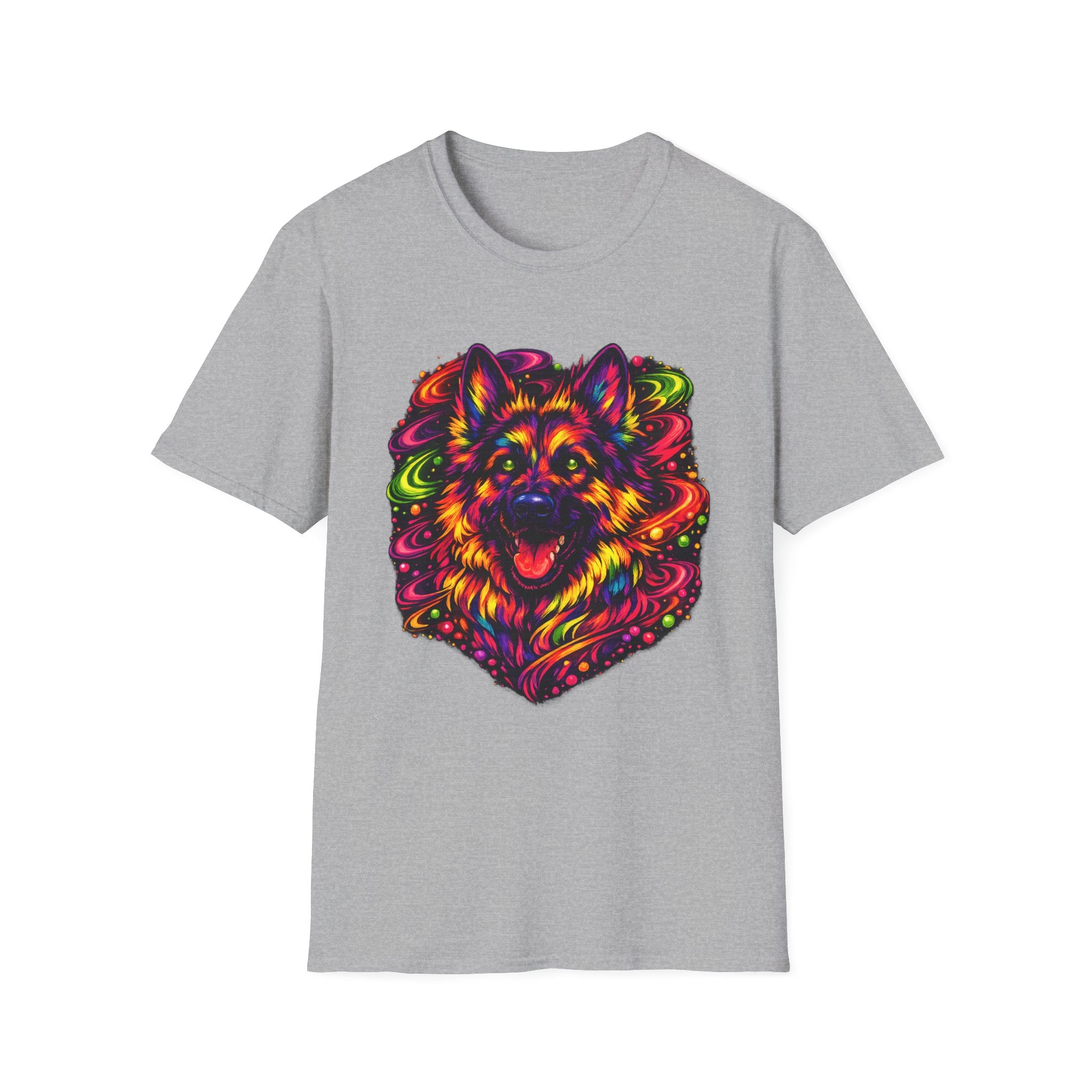 Psychedelic German Shepherd T-Shirt