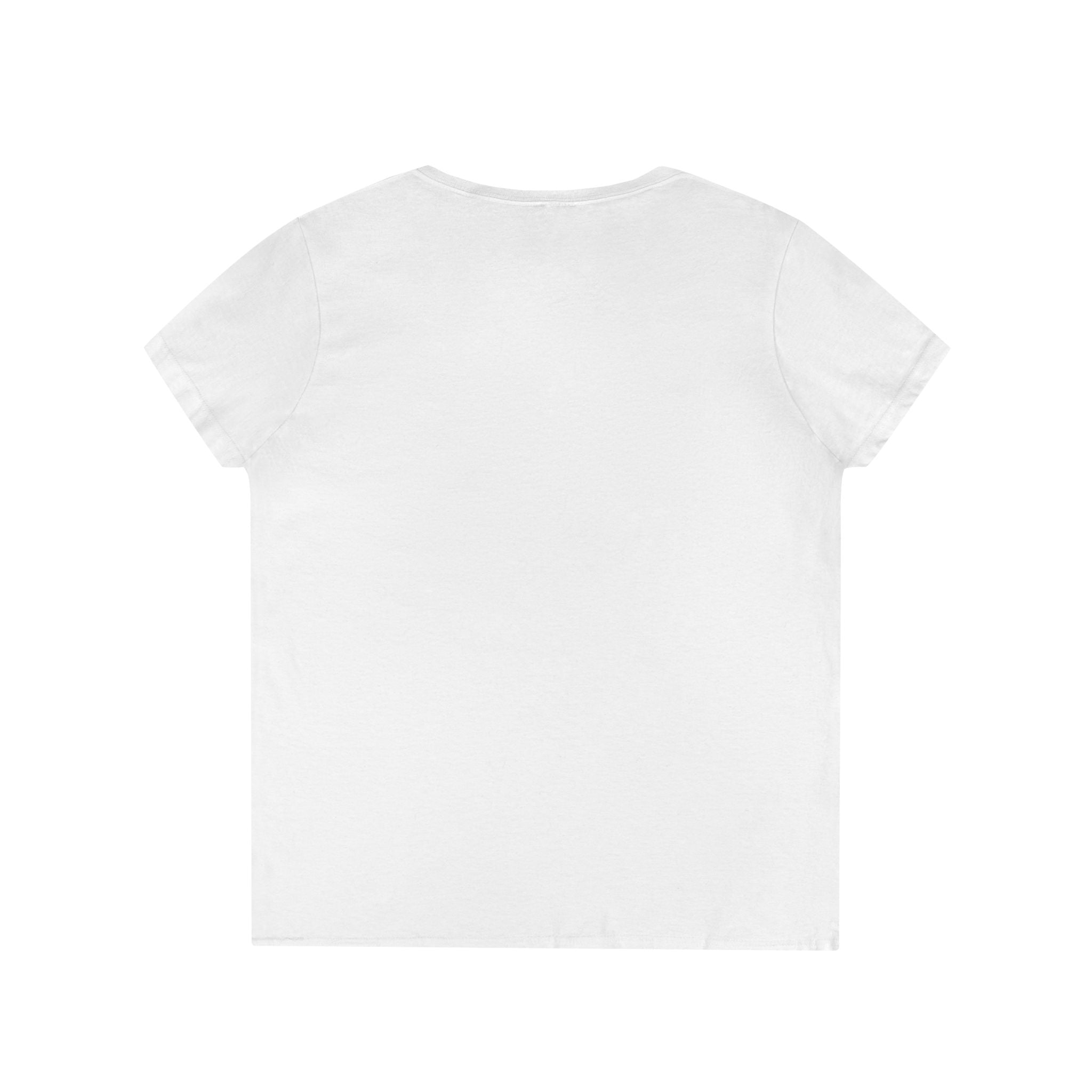 Cute Yorkshire Terrier V-Neck Tee — Adorable Dog Portrait Shirt for Women