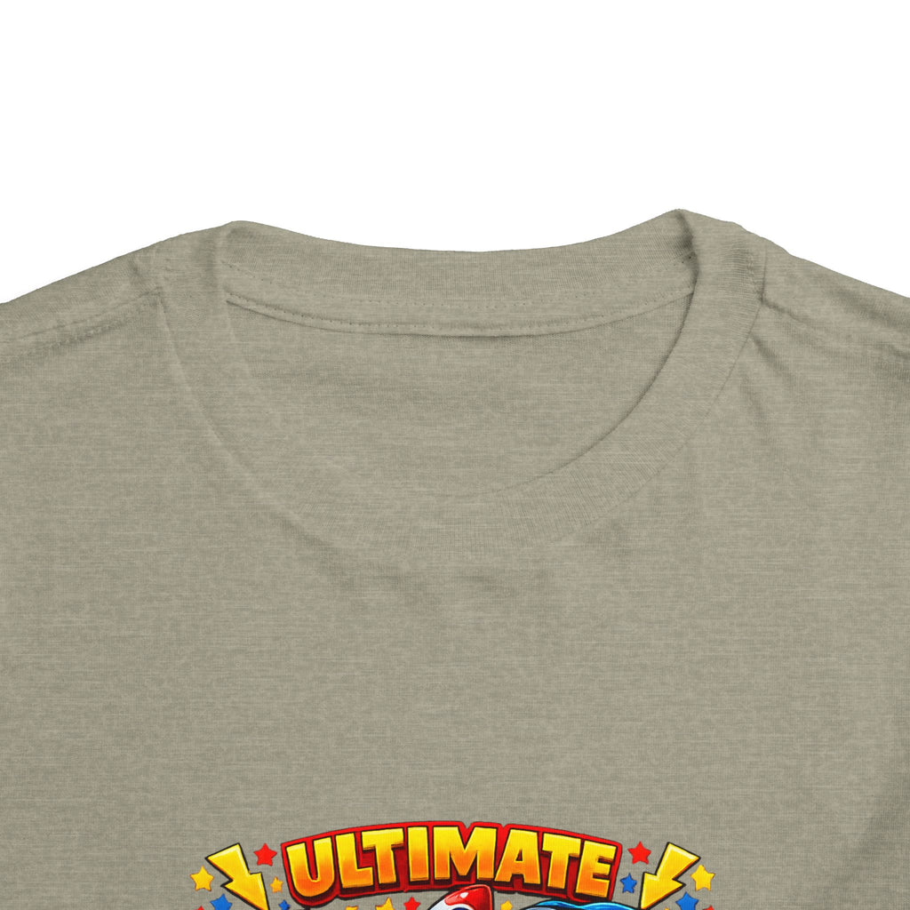 Ultimate Little Dude Toddler Tee — Colorful Gamer Animal Crew Graphic