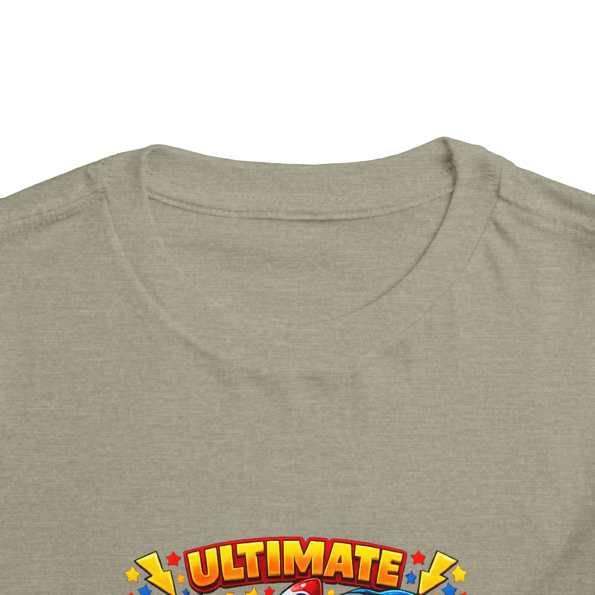 Ultimate Little Dude Toddler Tee — Colorful Gamer Animal Crew Graphic