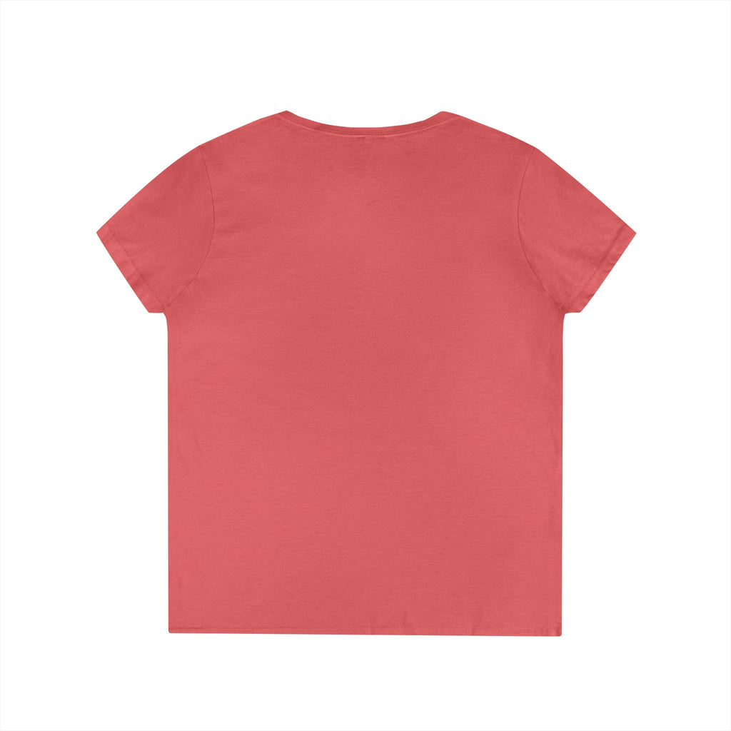 Cute Yorkshire Terrier V-Neck Tee — Adorable Dog Portrait Shirt for Women