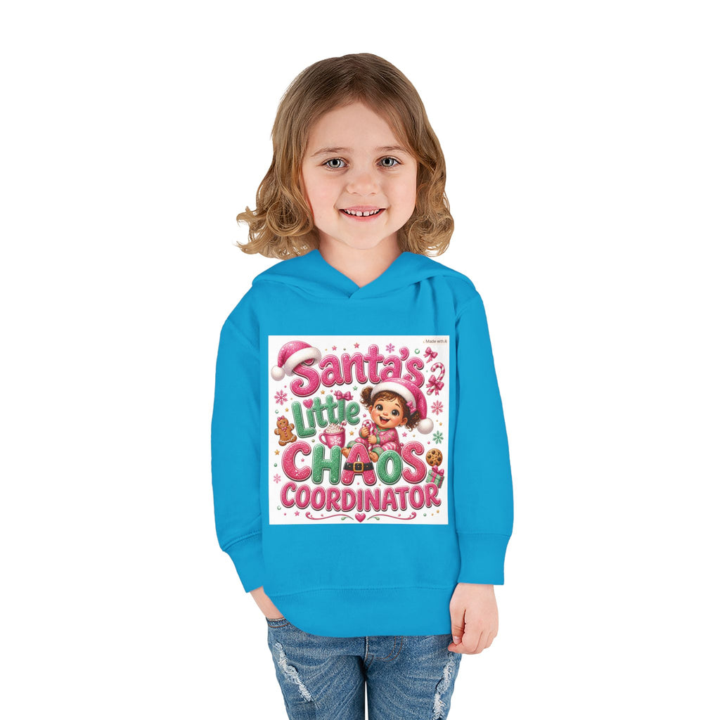 Toddler Hoodie - "Santa's Little Chaos Coordinator" Christmas Pullover