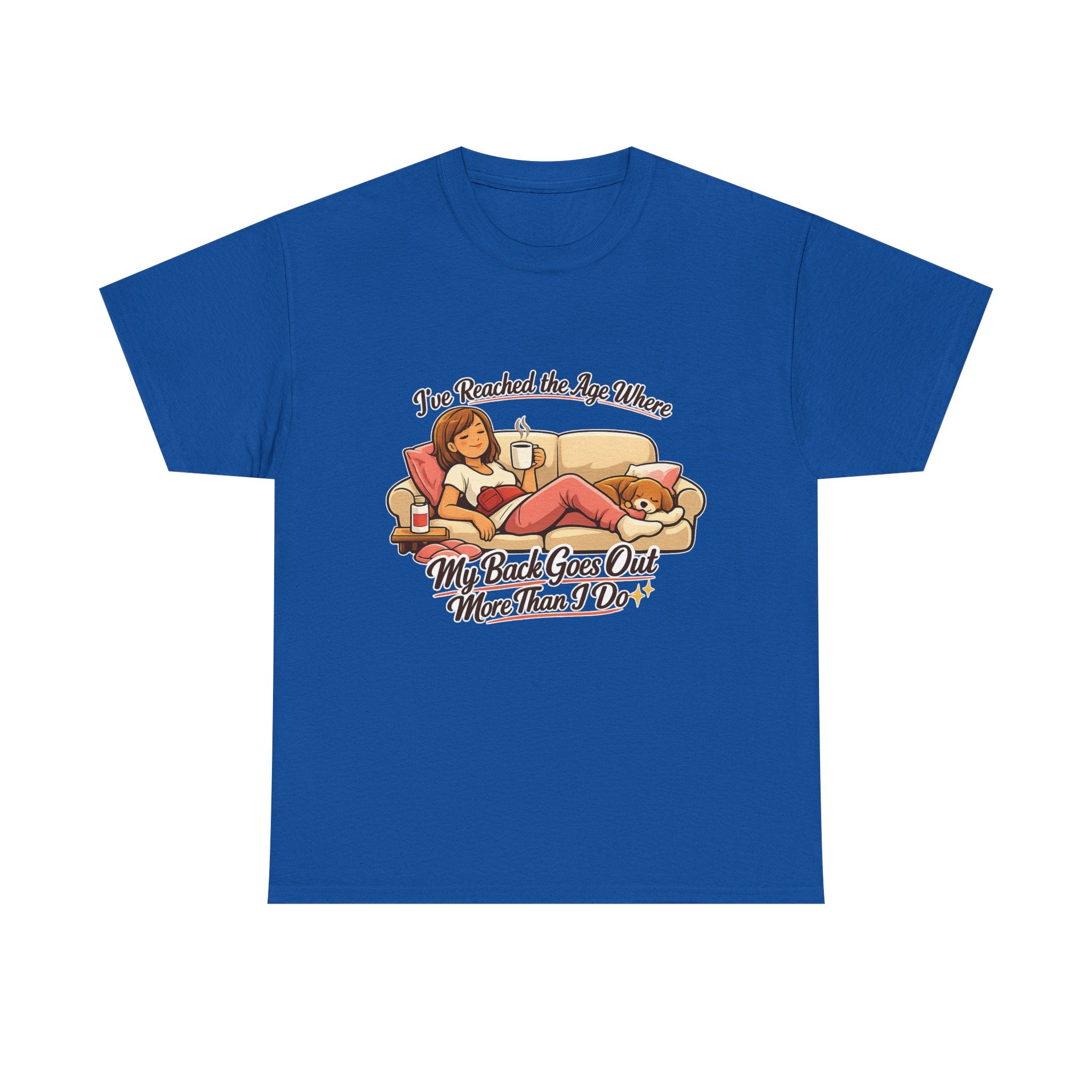 Funny Retro "My Back Goes Out More Than I Do" T-Shirt