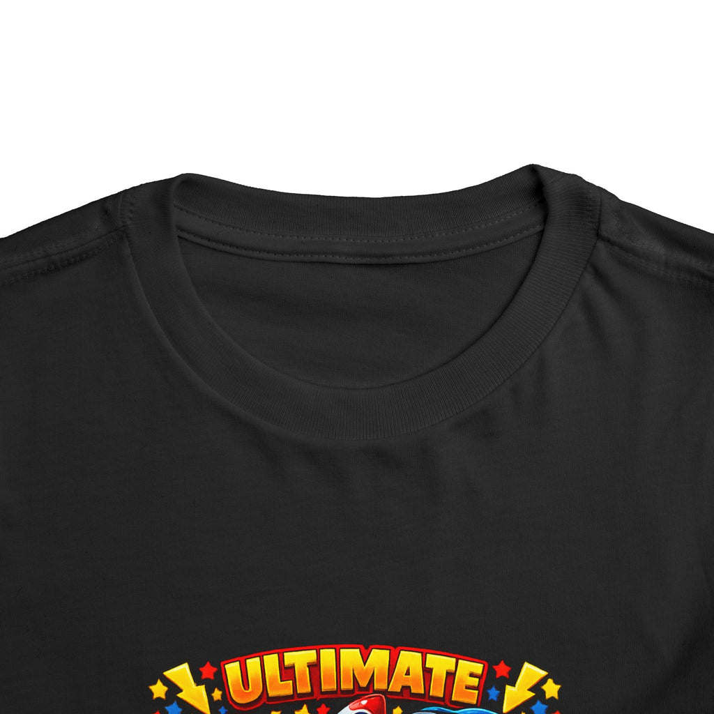 Ultimate Little Dude Toddler Tee — Colorful Gamer Animal Crew Graphic