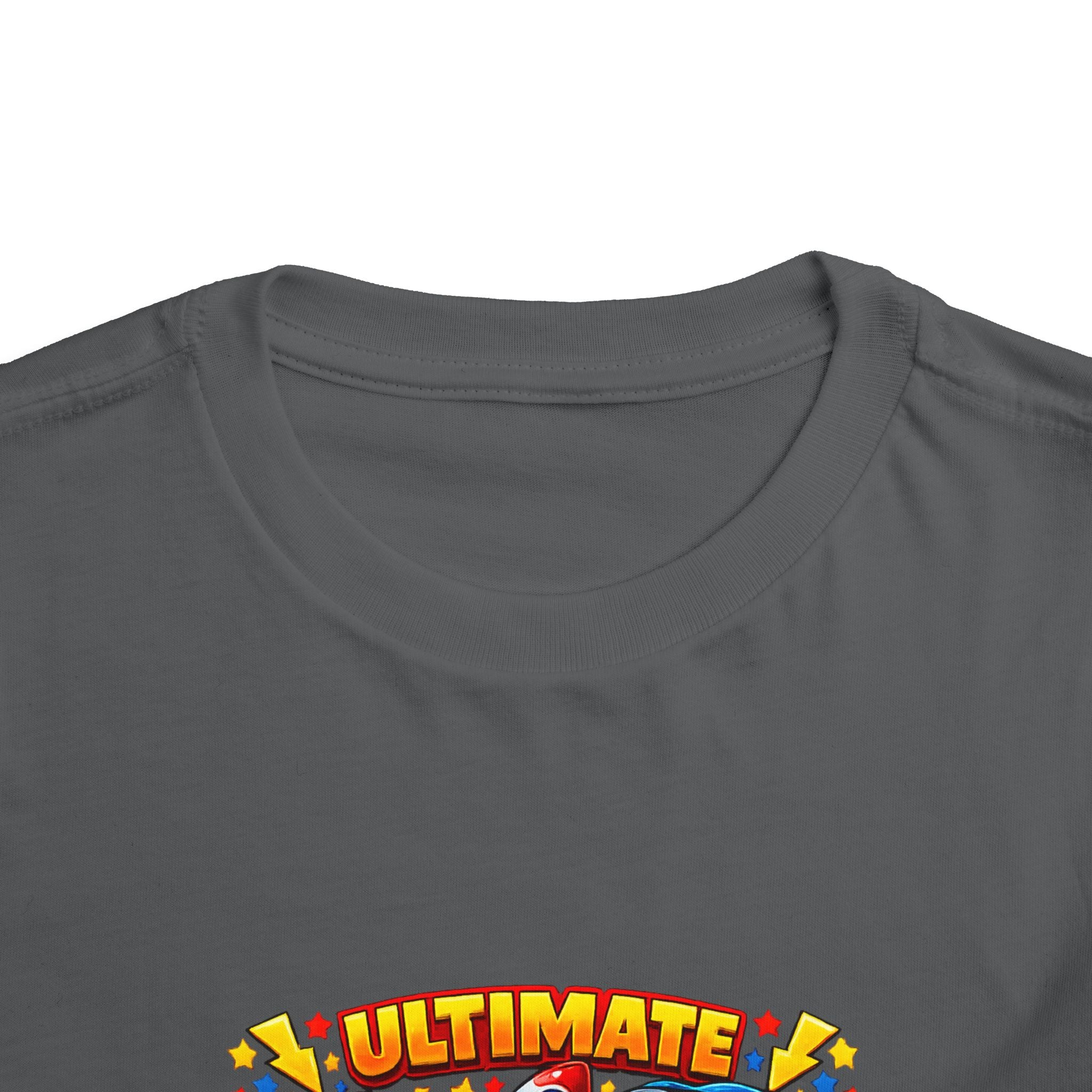 Ultimate Little Dude Toddler Tee — Colorful Gamer Animal Crew Graphic