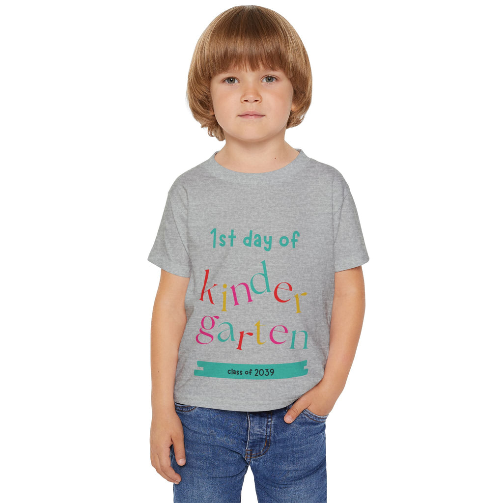 1st Day of Kindergarten Toddler T-Shirt — Class of 2039 Back-to-School Shirt