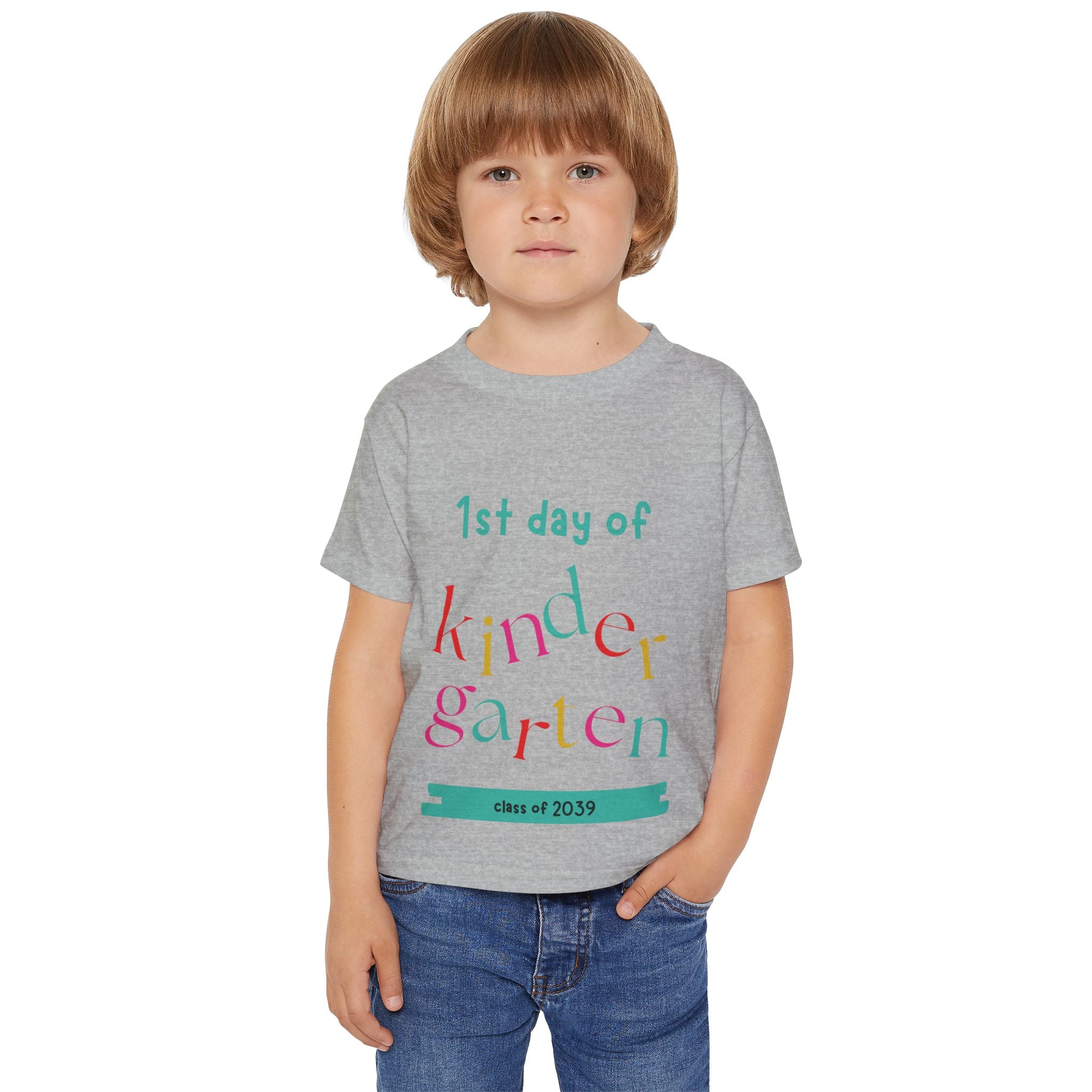 1st Day of Kindergarten Toddler T-Shirt — Class of 2039 Back-to-School Shirt