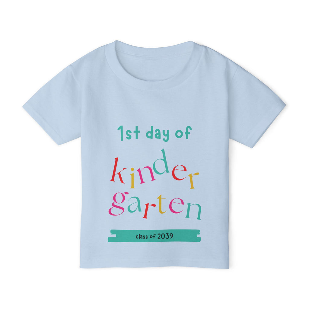 1st Day of Kindergarten Toddler T-Shirt — Class of 2039 Back-to-School Shirt