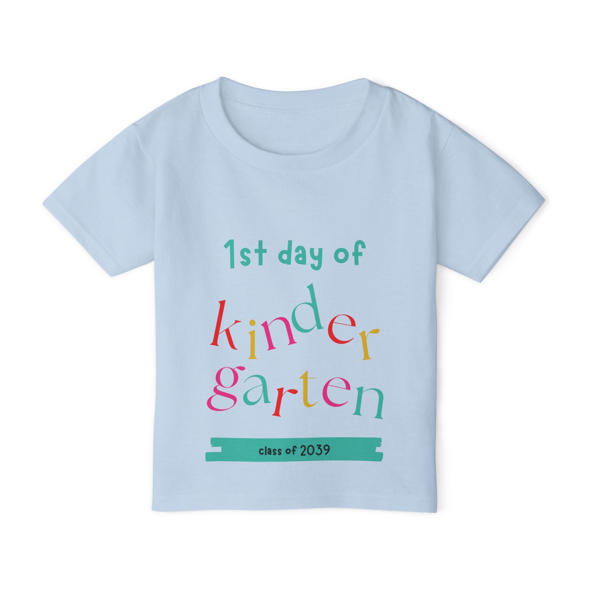 1st Day of Kindergarten Toddler T-Shirt — Class of 2039 Back-to-School Shirt