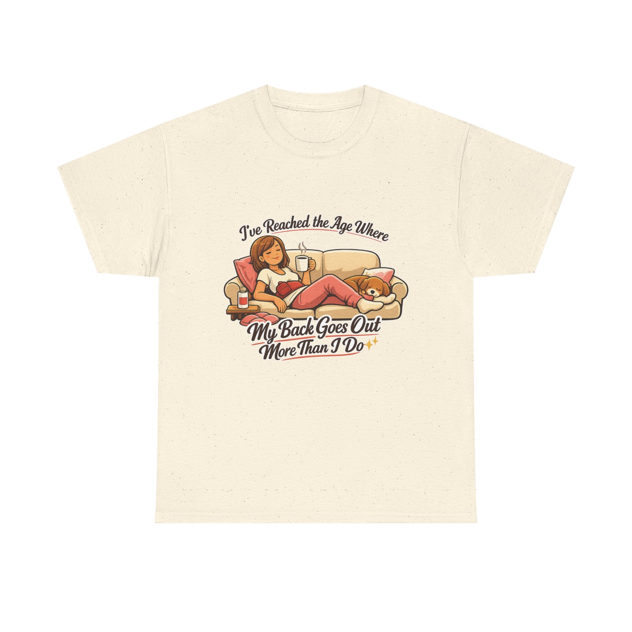 Funny Retro "My Back Goes Out More Than I Do" T-Shirt